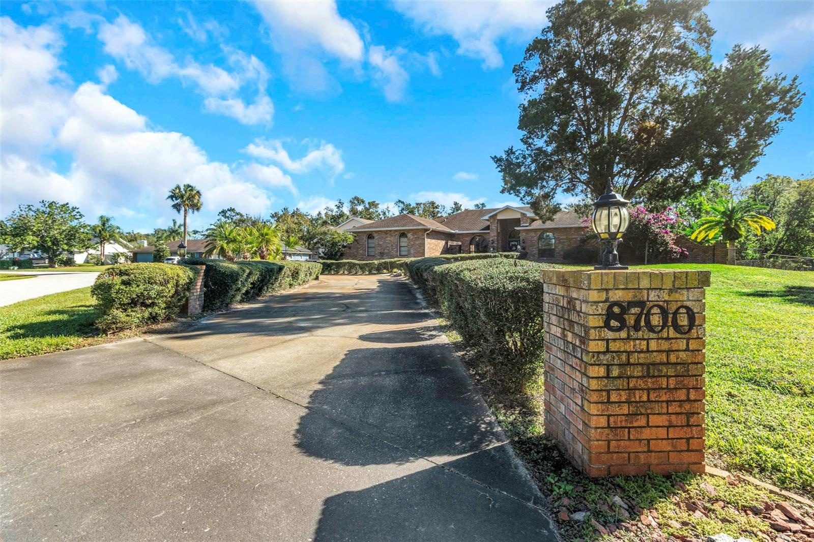 Estate with private hangar in gated airpark community in New Port Richey, FL $1,200,000